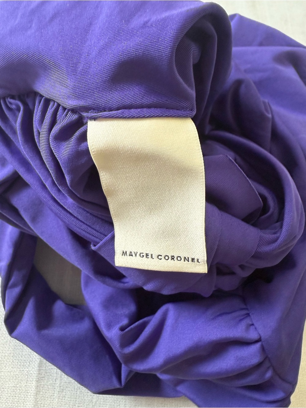 MAYGEL CORONEL Cipria One-piece Artful Swimsuit Purple Size S-L - Picture 9 of 11